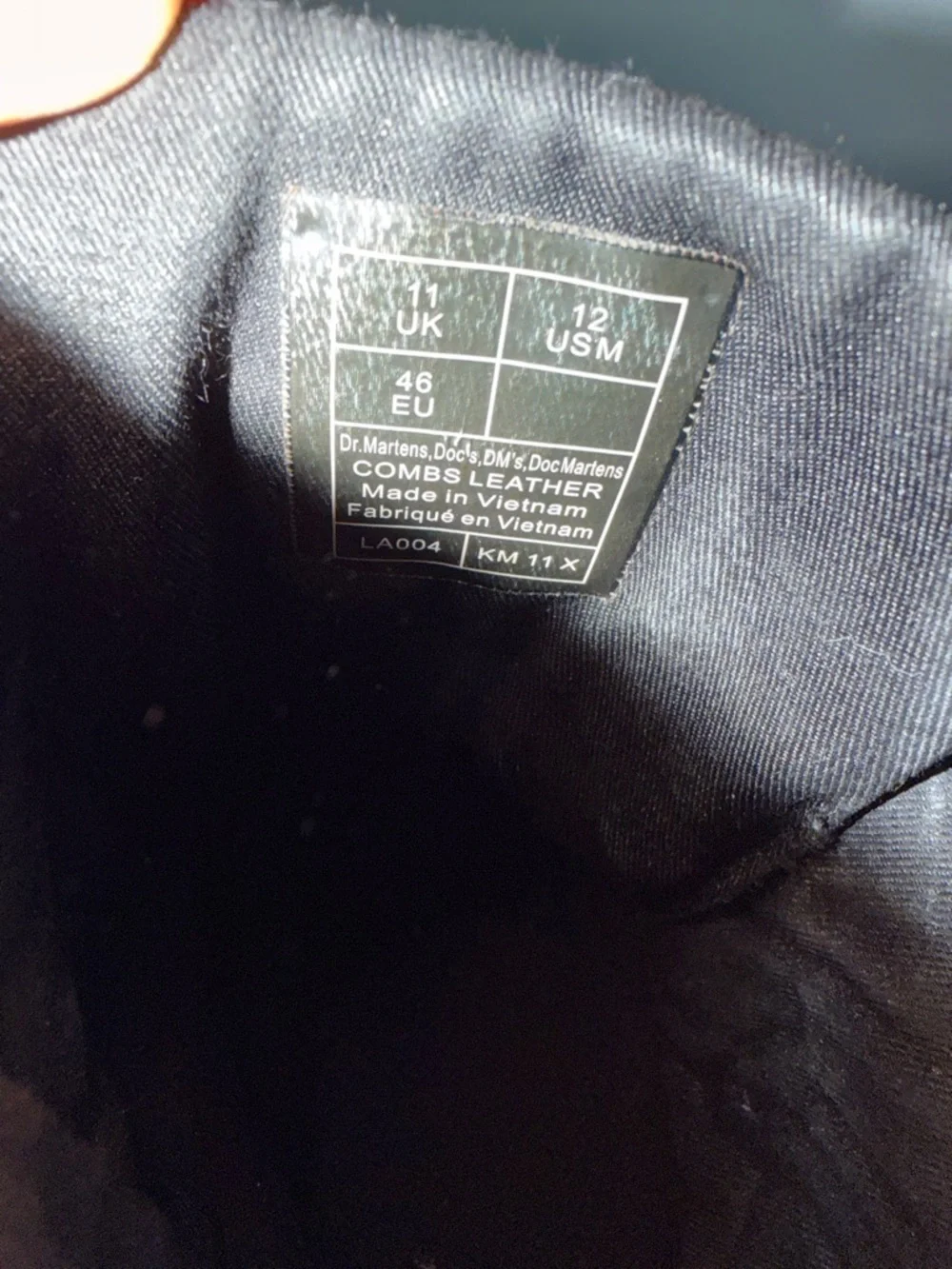 Dr Martens Combs Leather Combat Boots